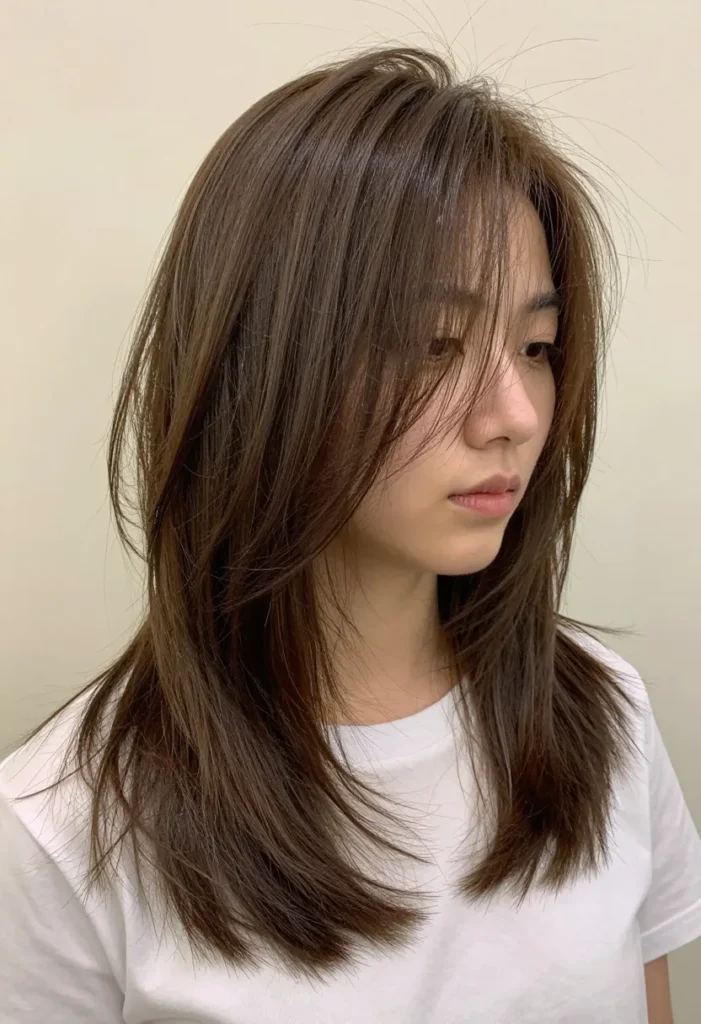Haircut with Thinned Out Ends Haircut with Thinned Out Ends