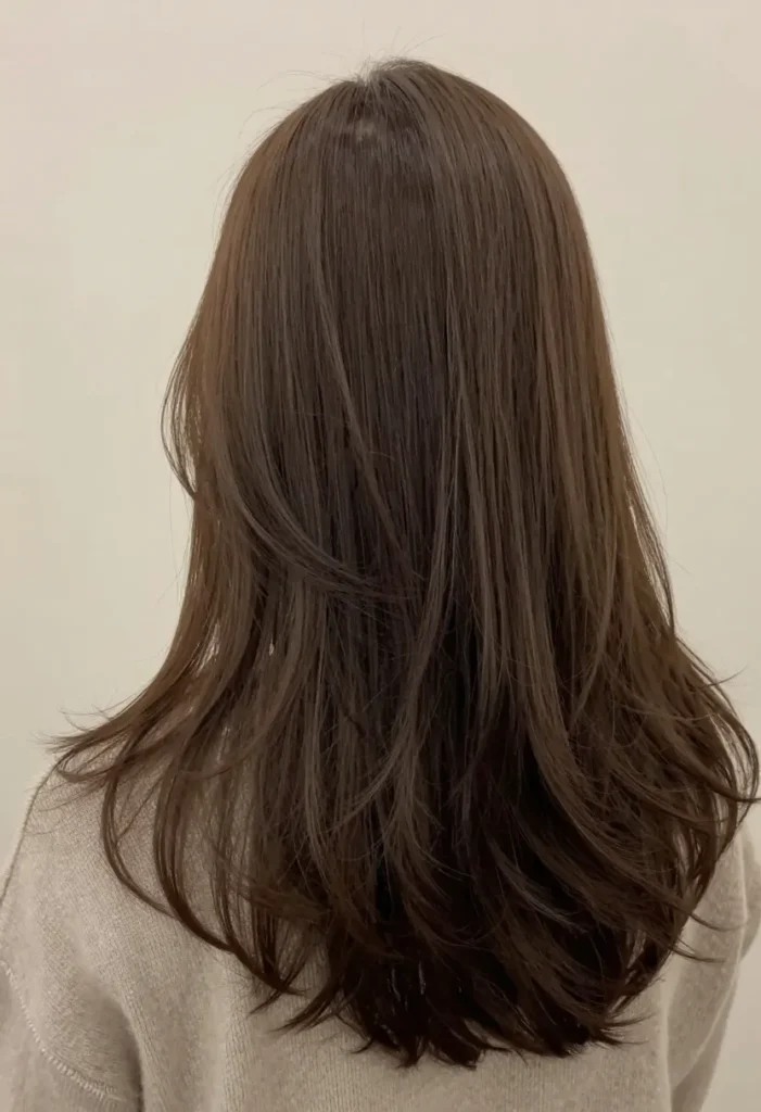 Hairstyle with Arched Bangs Hairstyle with Arched Bangs