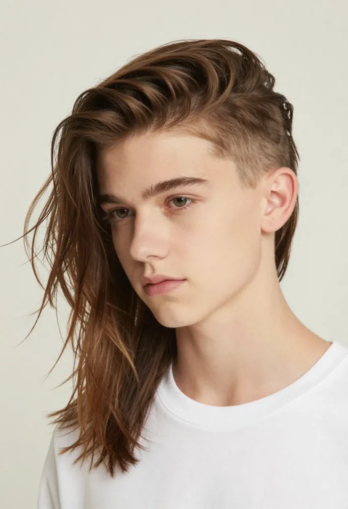 Hairstyle with Long Top Layers Hairstyle with Long Top Layers