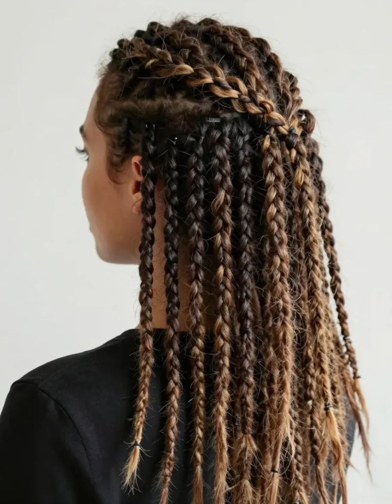 Half Up, Half Down Dreads Half Up, Half Down Dreads