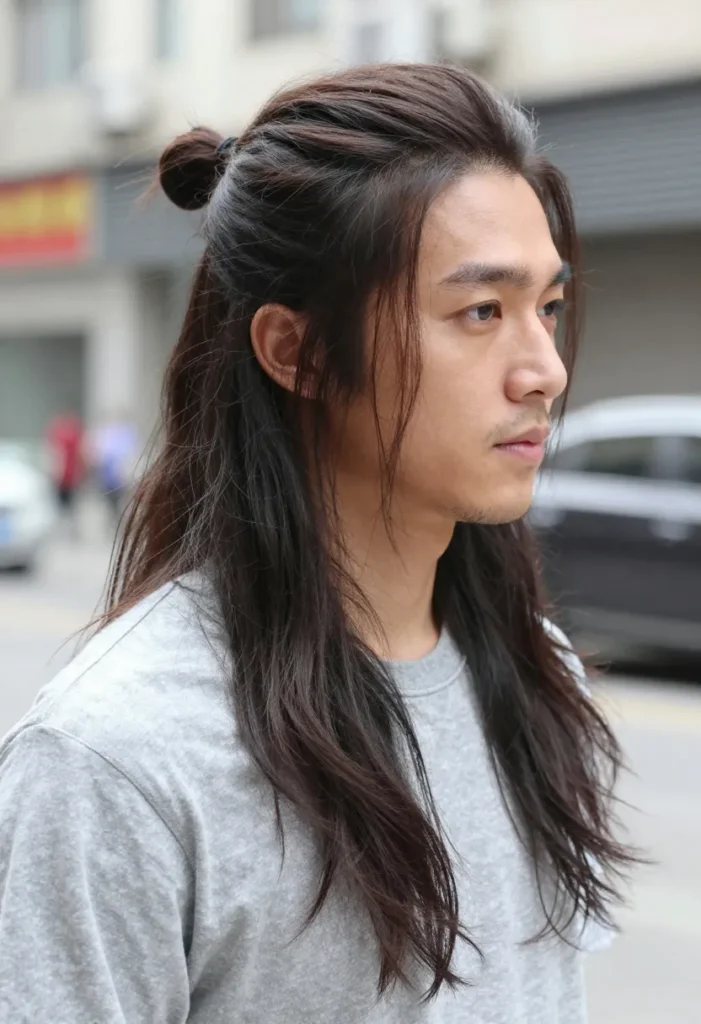 Half-Up Semi-Bun Half-Up Semi-Bun