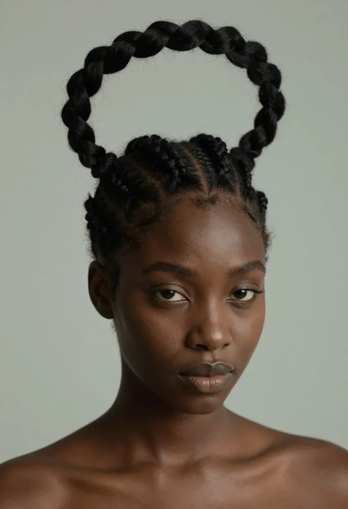 Halo Braid with Design Halo Braid with Design