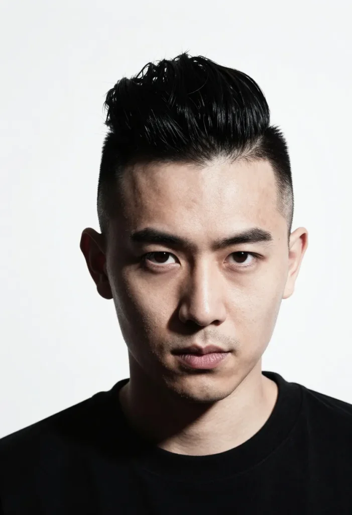 High Bald Fade with Long Hair on Top High Bald Fade with Long Hair on Top