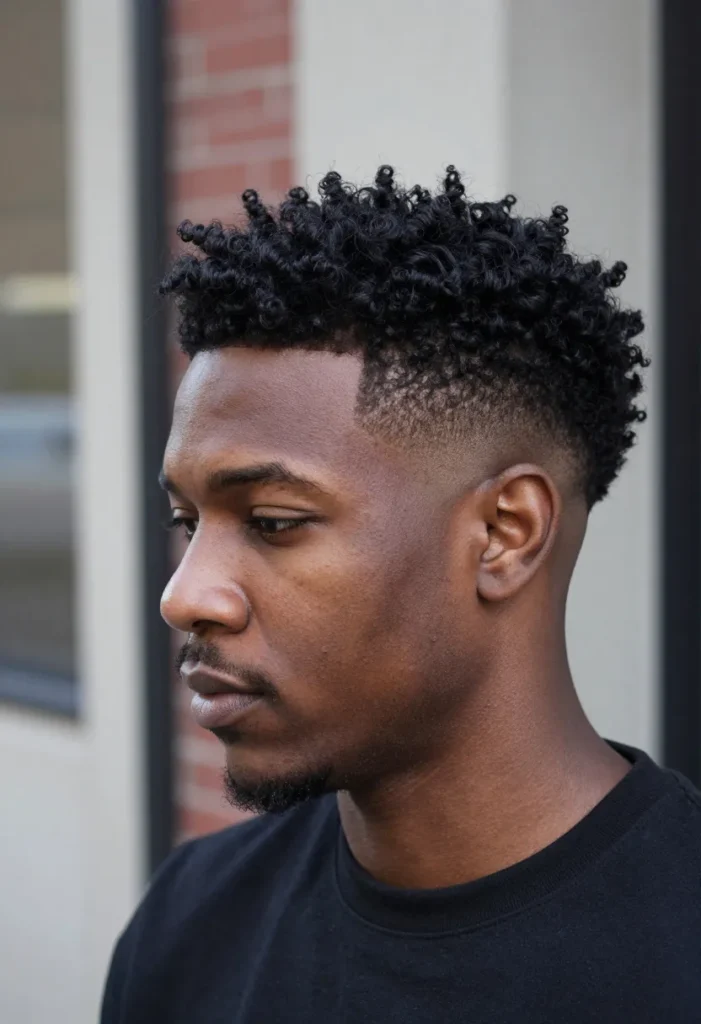 High Fade with Longer Top High Fade with Longer Top