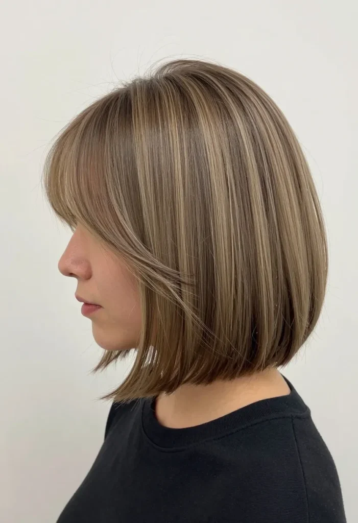 Highlighted Bob with Flipped Ends Highlighted Bob with Flipped Ends