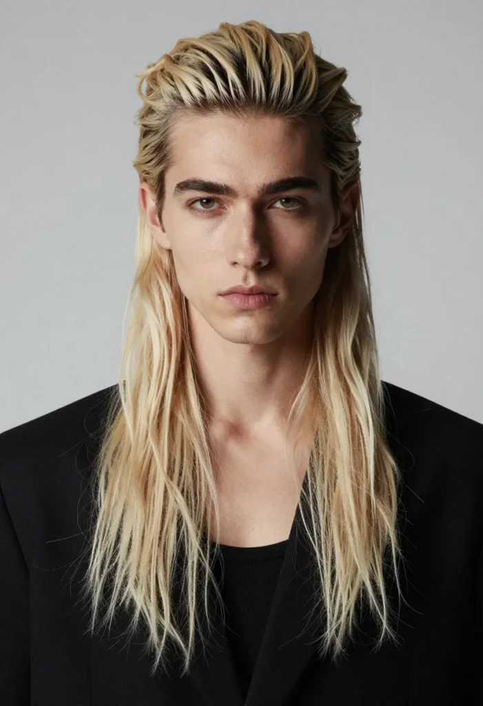 Hipster Slick Back with Long Bleached Top Hipster Slick Back with Long Bleached Top