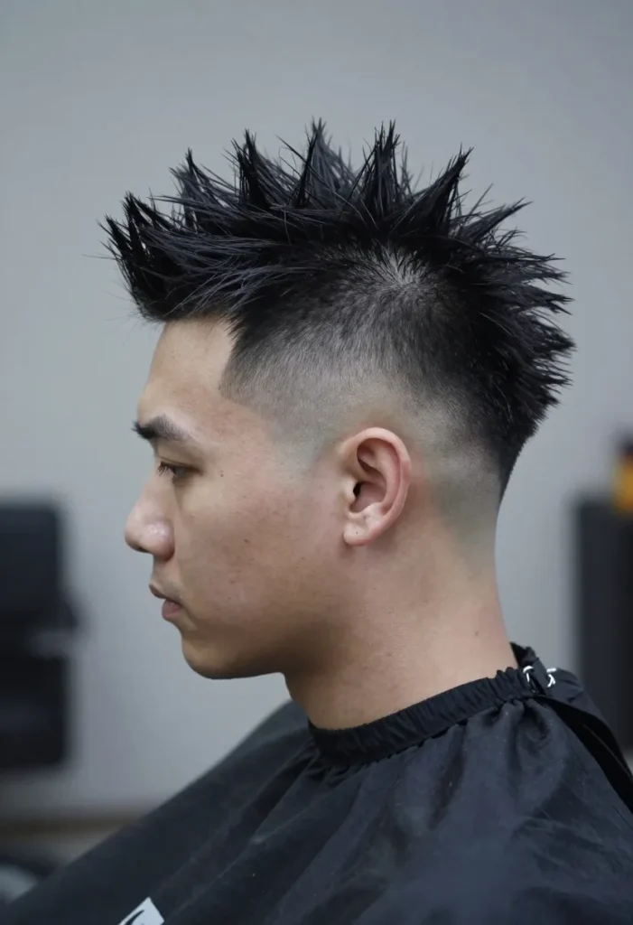 Lined Up Spiky Mohawk Lined Up Spiky Mohawk