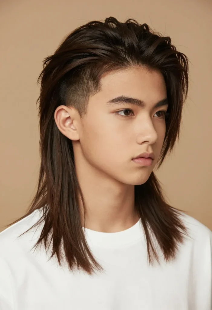 Long Top with Undercut Sides Long Top with Undercut Sides