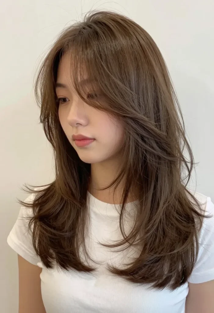 Longer Cut with Medium Wavy Layers Longer Cut with Medium Wavy Layers