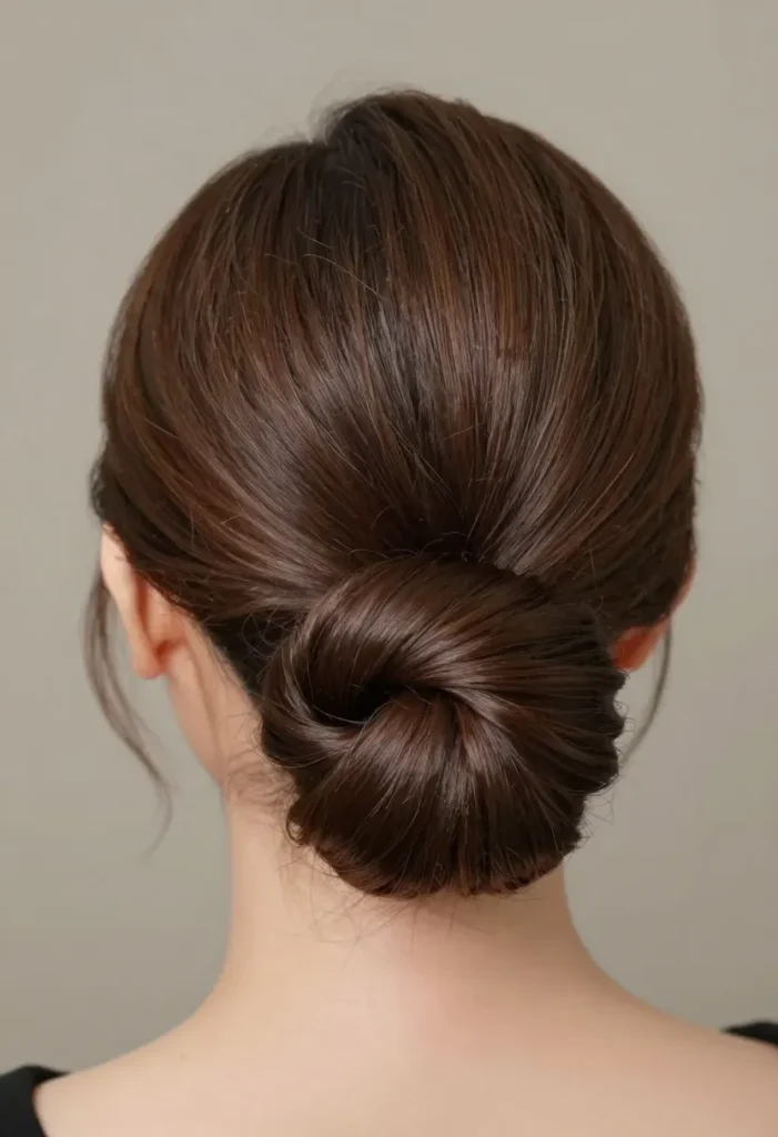 Low Twisted Bun Low Twisted Bun