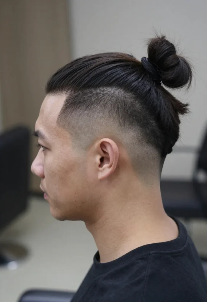 Man Bun Undercut Man Bun Undercut