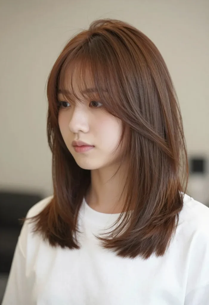 Medium-Length Caramel Hair Medium-Length Caramel Hair