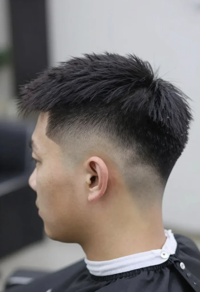 Men's Disconnected Fade and Dimensional Design Men's Disconnected Fade and Dimensional Design