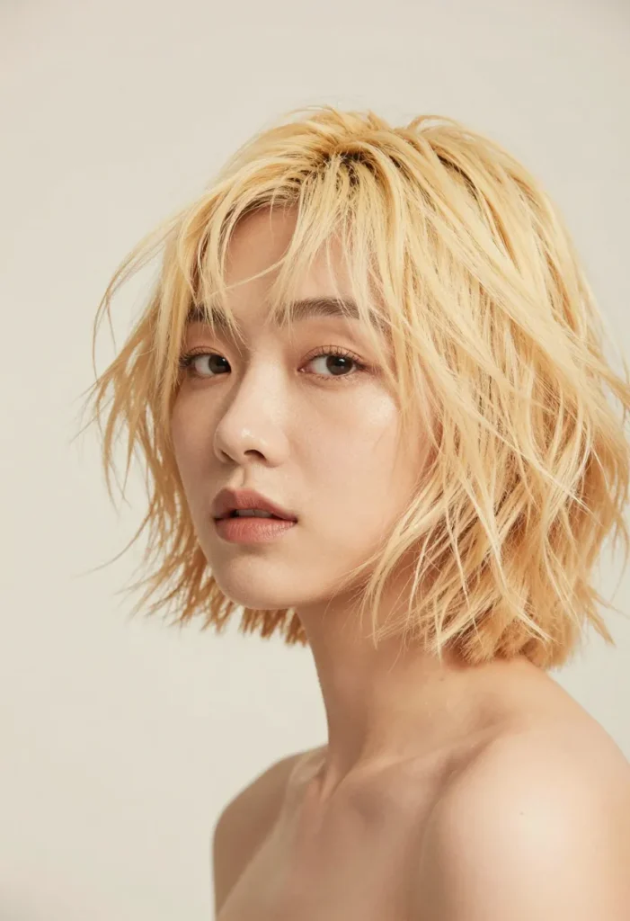 Messy Blonde Bob Messy Blonde Bob