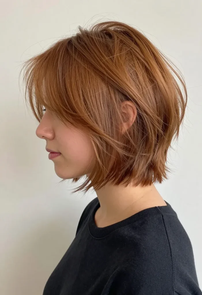 Messy Choppy Bob Messy Choppy Bob