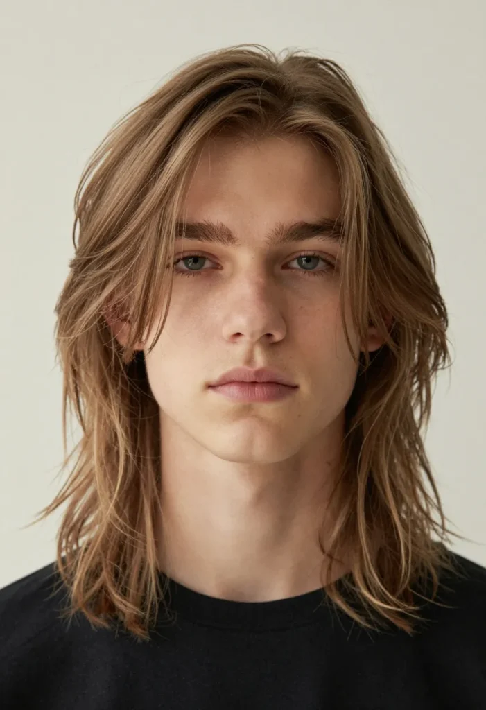 Messy Long Hair with Fringe Messy Long Hair with Fringe