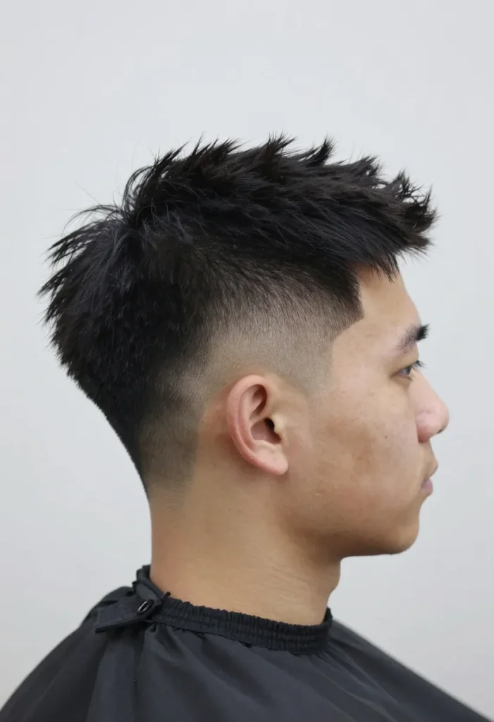 Mid Burst Fade Haircut Mid Burst Fade Haircut
