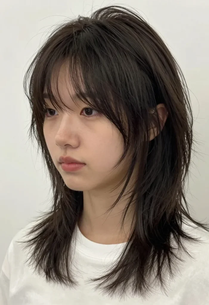 Mid-Length Chop with Bangs Mid-Length Chop with Bangs