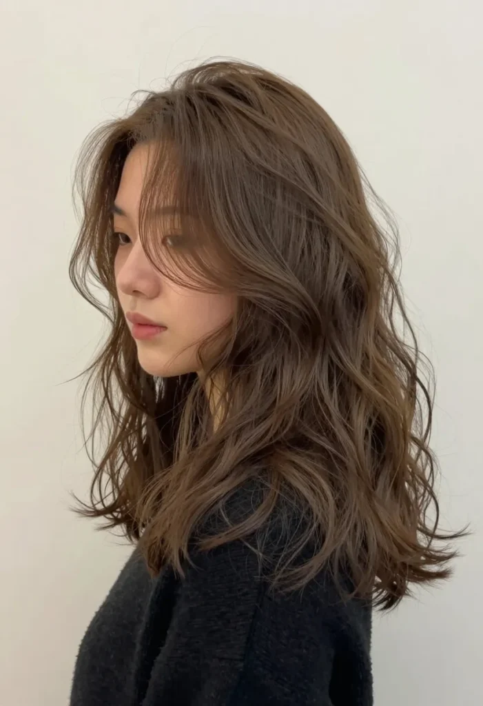 Mid Length Cut for Wavy Hair Mid Length Cut for Wavy Hair