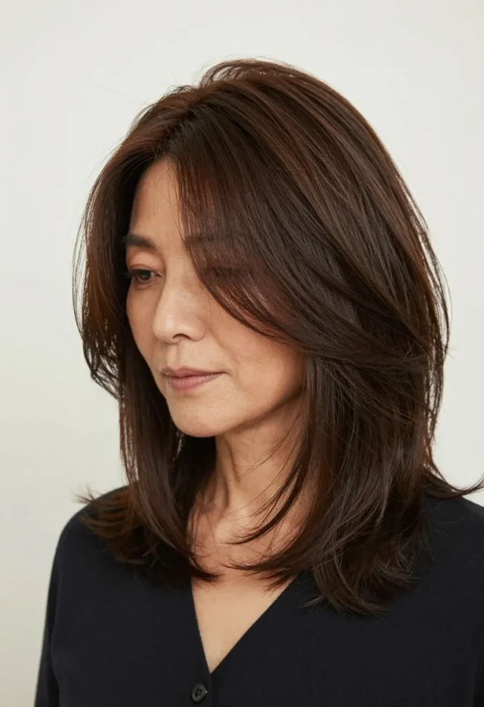 Mid-Length Thick Layered Cut Mid-Length Thick Layered Cut