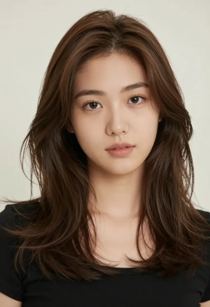 Middle Part Loose Waves Middle Part Loose Waves