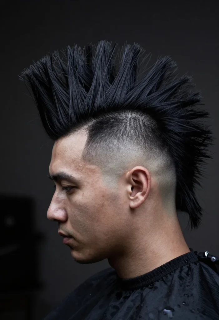 Mohawk Fade Style Mohawk Fade Style