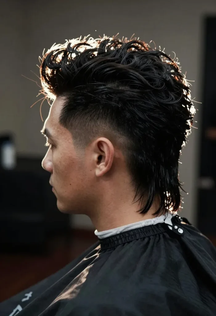 Mullet Pompadour with Undercut Mullet Pompadour with Undercut