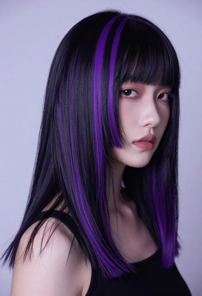 Neon Purple Highlights Neon Purple Highlights