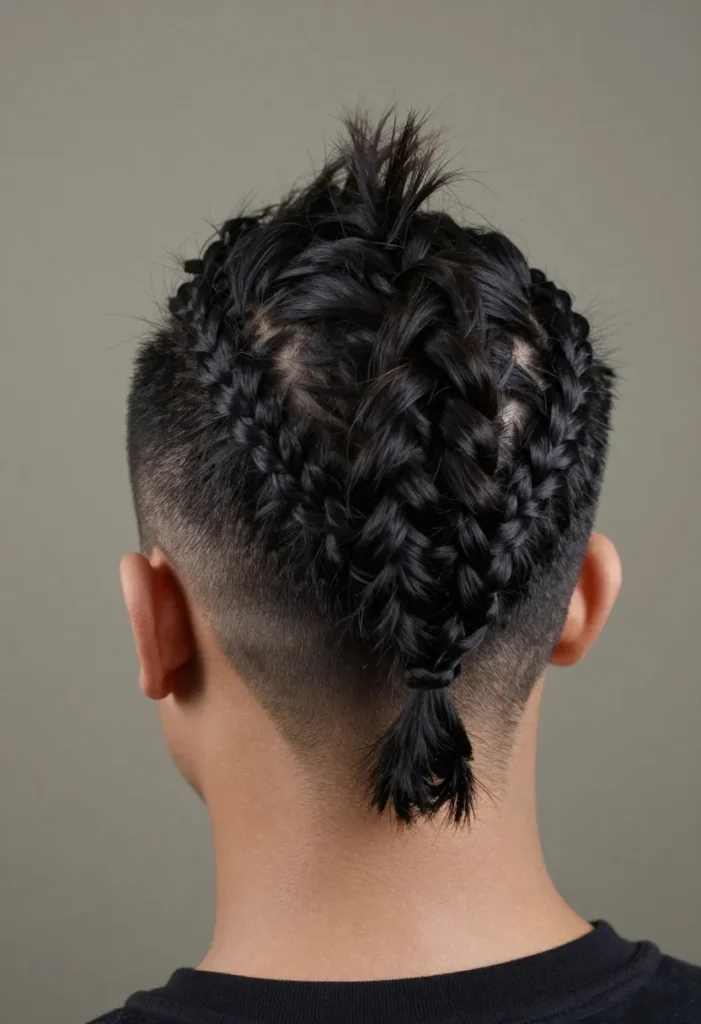 No-Shave Hawk with a Braid No-Shave Hawk with a Braid