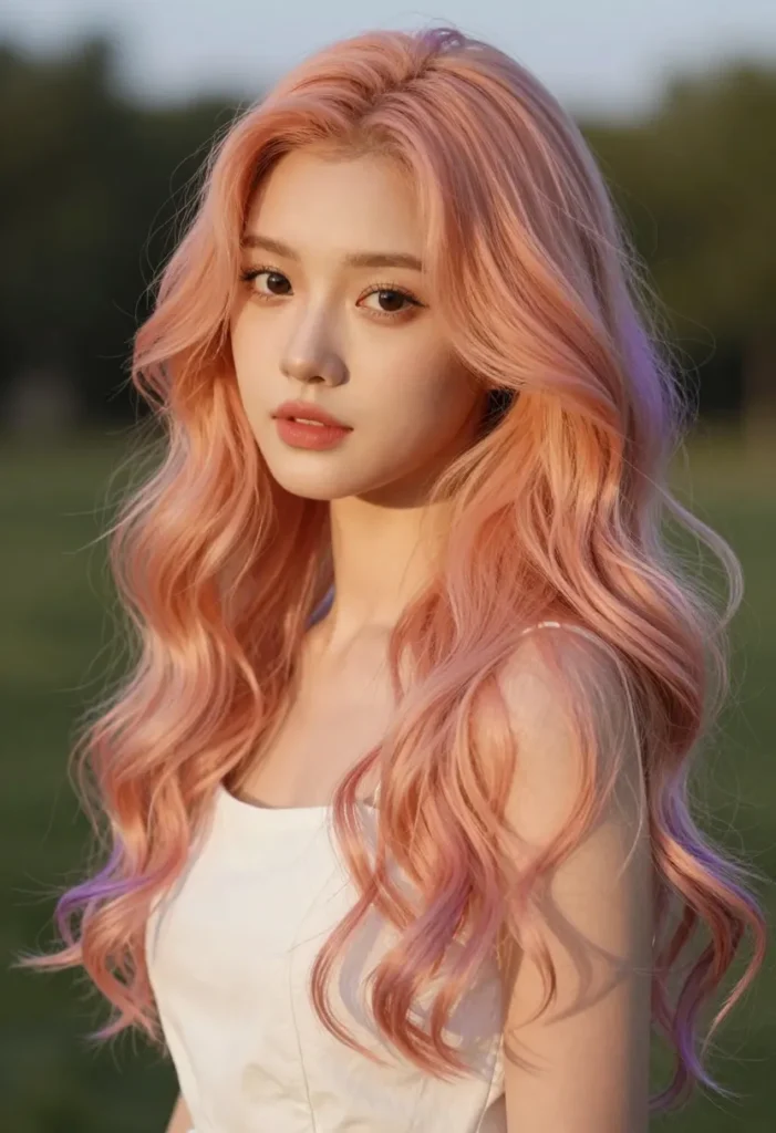 Peach and Purple Blend Peach and Purple Blend