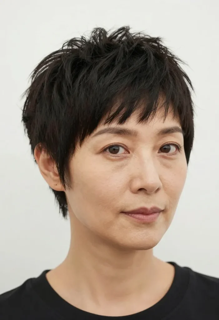 Pixie Cut with Side Bangs Pixie Cut with Side Bangs