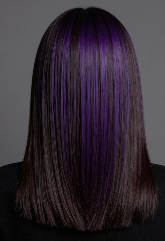 Purple Color Blocking Purple Color Blocking