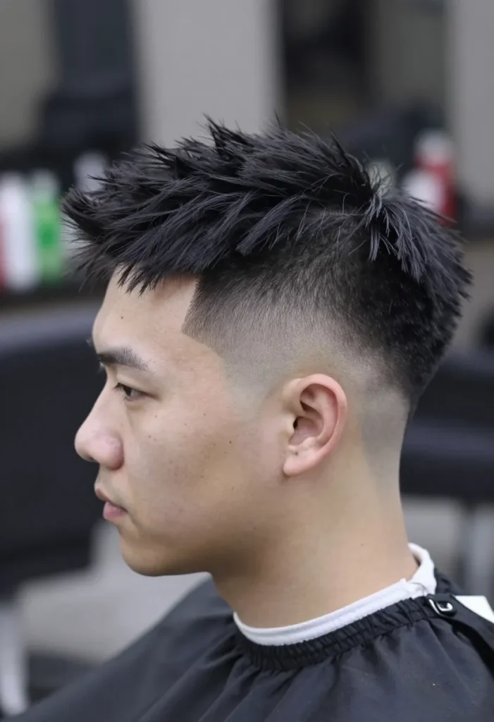 Razor Low Burst Fade Mohawk Razor Low Burst Fade Mohawk