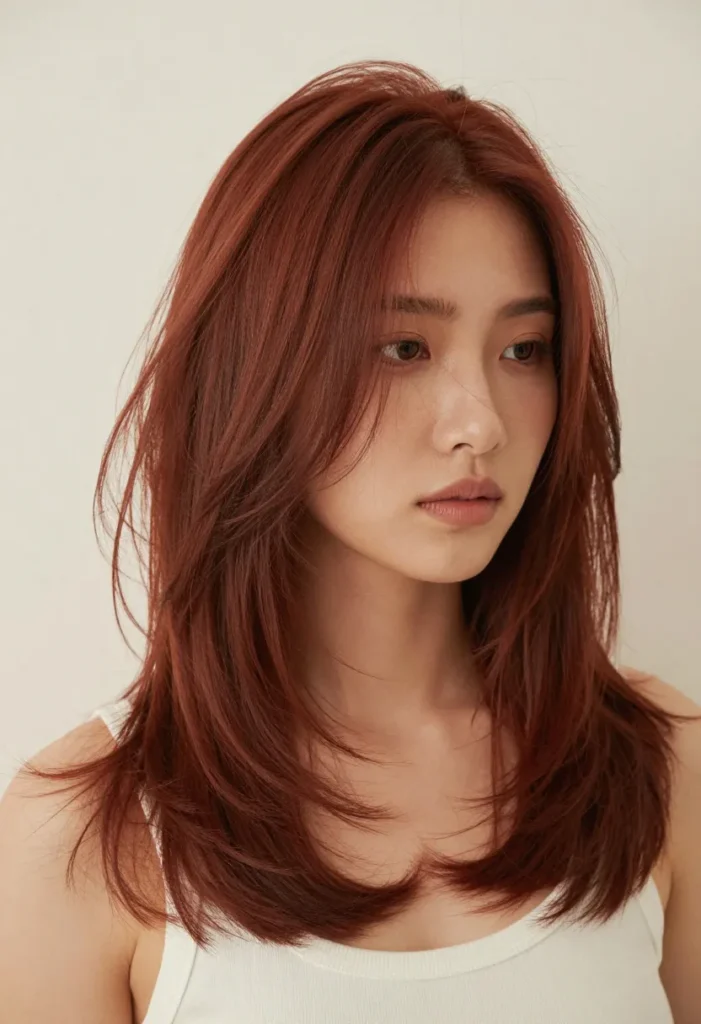 Reddish Brown Hairstyle Reddish Brown Hairstyle