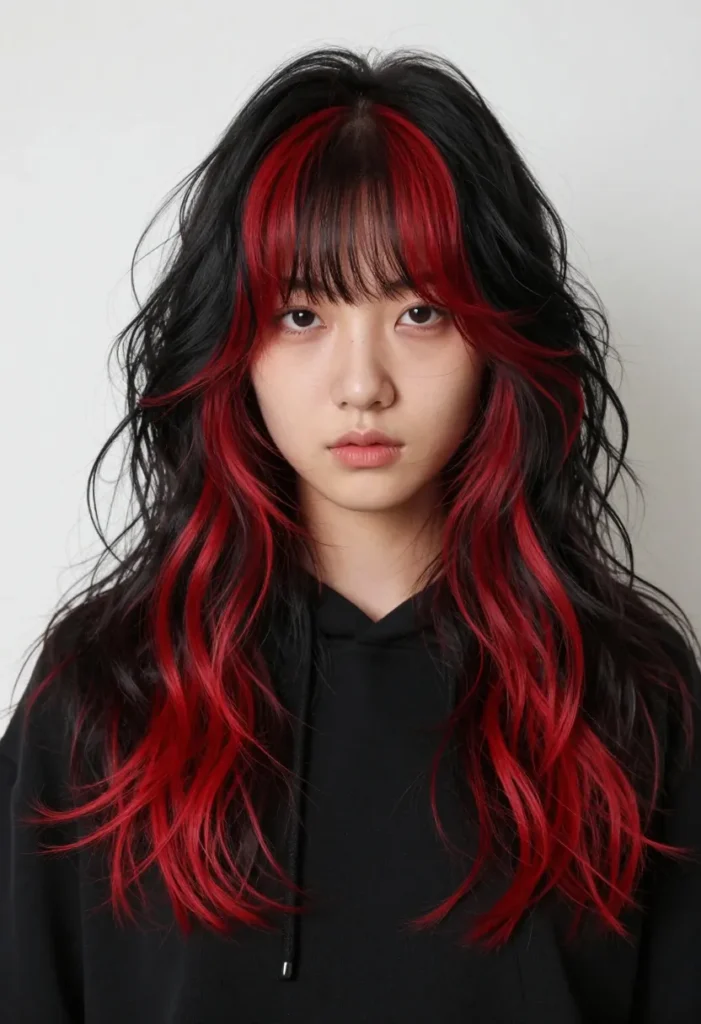 Scarlet Highlights for Black Hair Scarlet Highlights for Black Hair