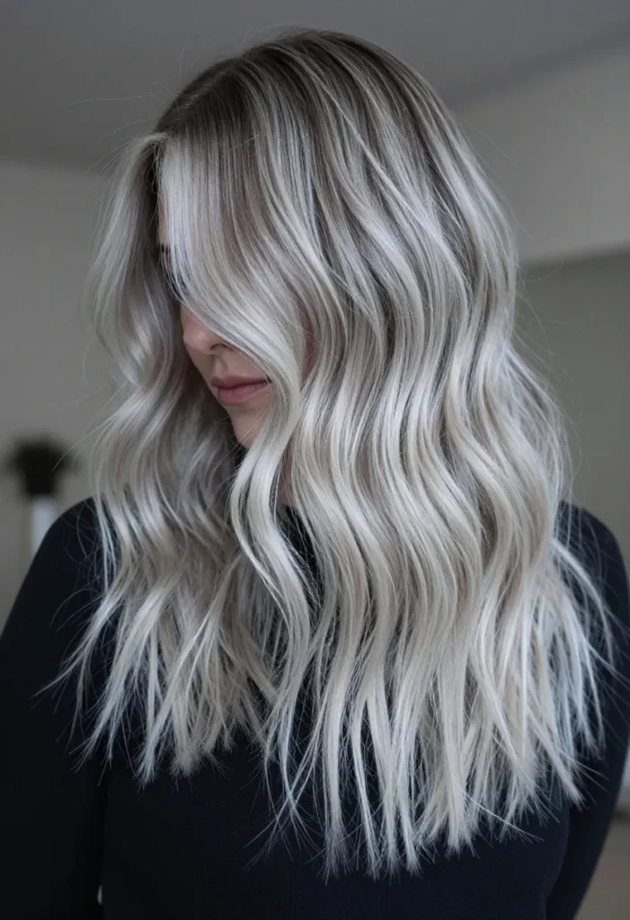 Shadow Roots and Platinum Balayage Shadow Roots and Platinum Balayage