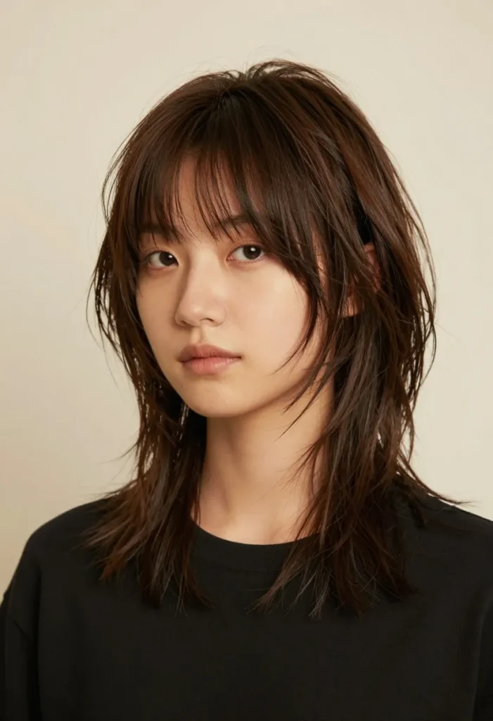 Shag Cut with Bangs Shag Cut with Bangs