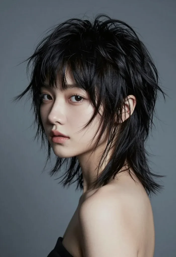 Shag Mullet with Bangs Shag Mullet with Bangs