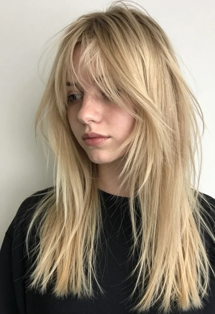Shaggy Crop with Curtain Bangs Shaggy Crop with Curtain Bangs