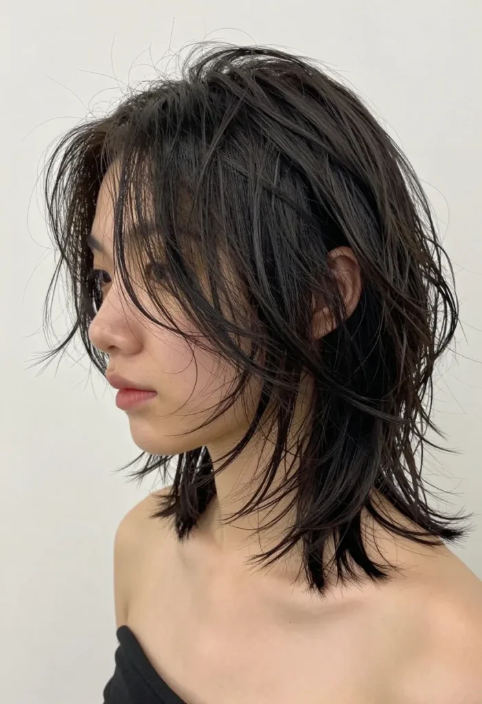 Shaggy Crop with Short Layers Shaggy Crop with Short Layers