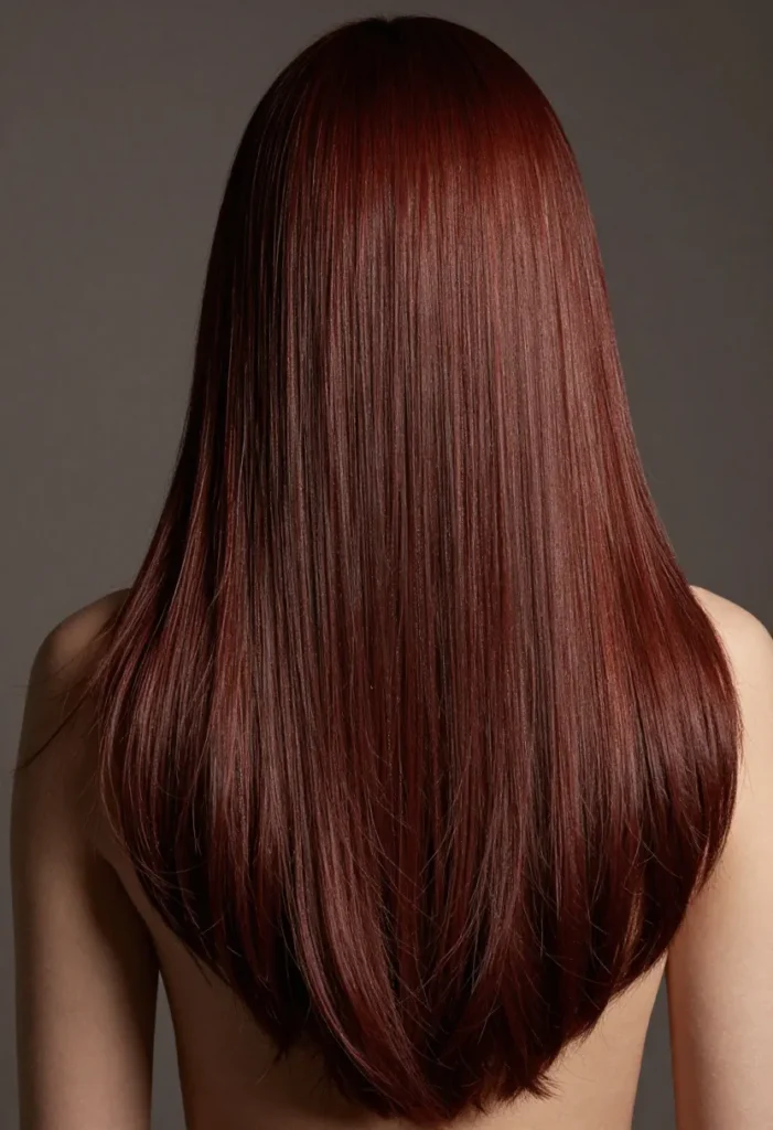 Shiny Deep Auburn Tresses Shiny Deep Auburn Tresses
