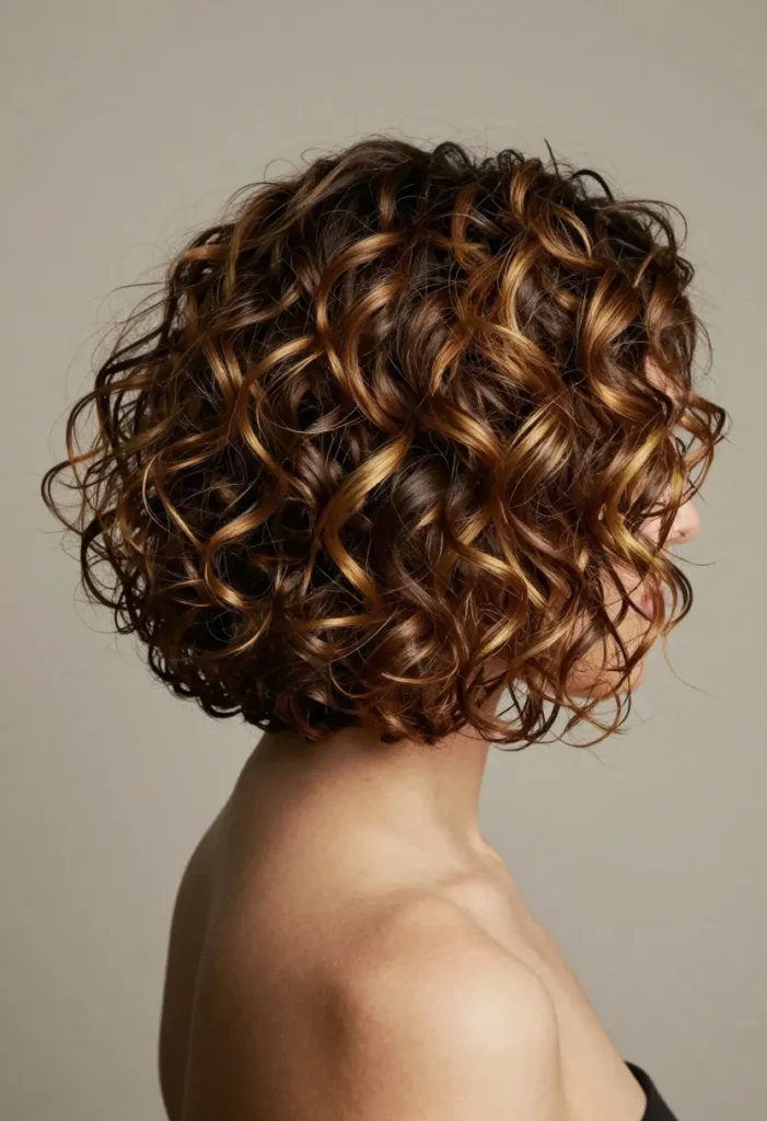 Short Curls with Root Melt Short Curls with Root Melt