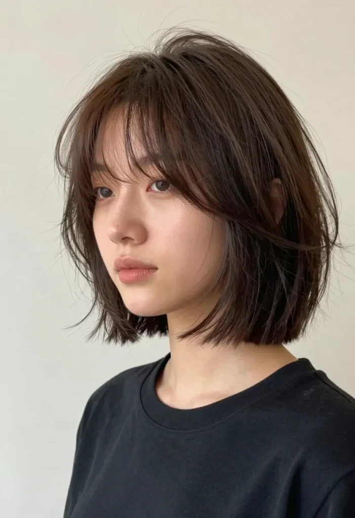 Short Cut with Shaggy Texture Short Cut with Shaggy Texture