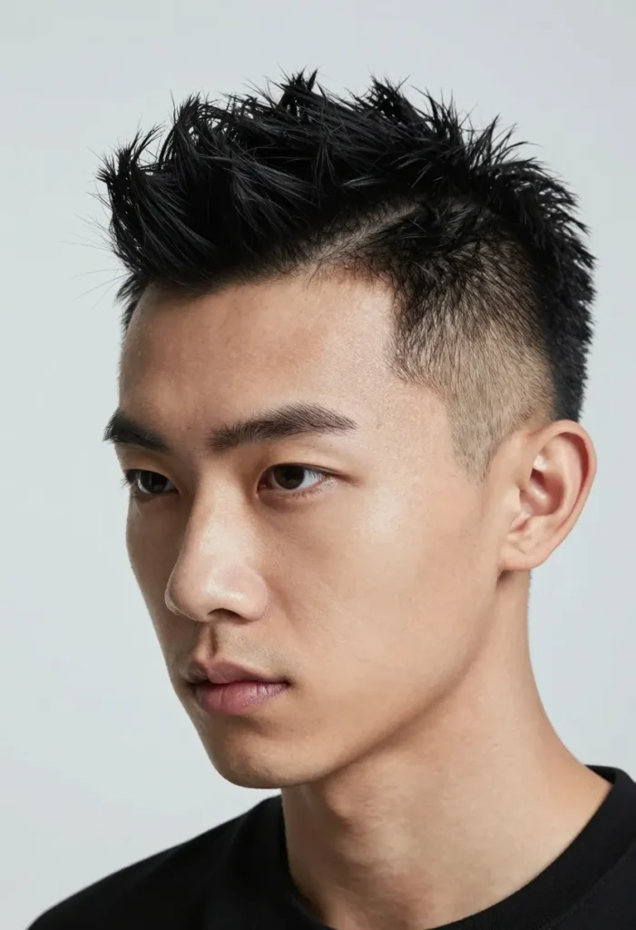 Short Mohawk with Undershave Short Mohawk with Undershave