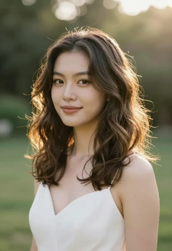 Shoulder-Length Beach Waves Shoulder-Length Beach Waves
