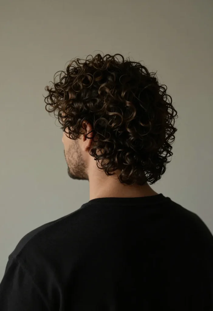 Shoulder-Length Curls with Back Undercut Shoulder-Length Curls with Back Undercut