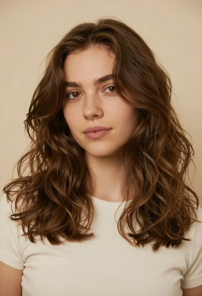 Shoulder-Length Perm Hair Shoulder-Length Perm Hair