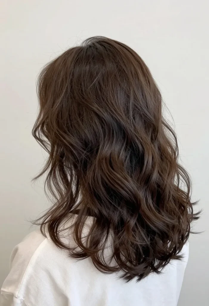 Shoulder-Length Wavy Style Shoulder-Length Wavy Style