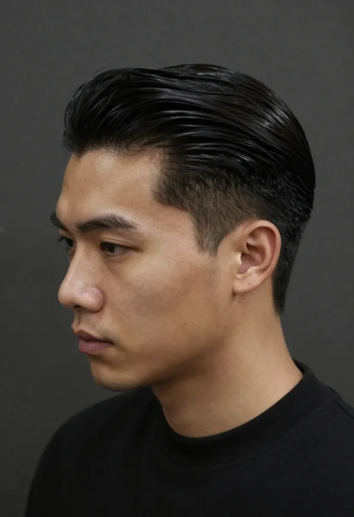 Side Parted Slick Back Side Parted Slick Back