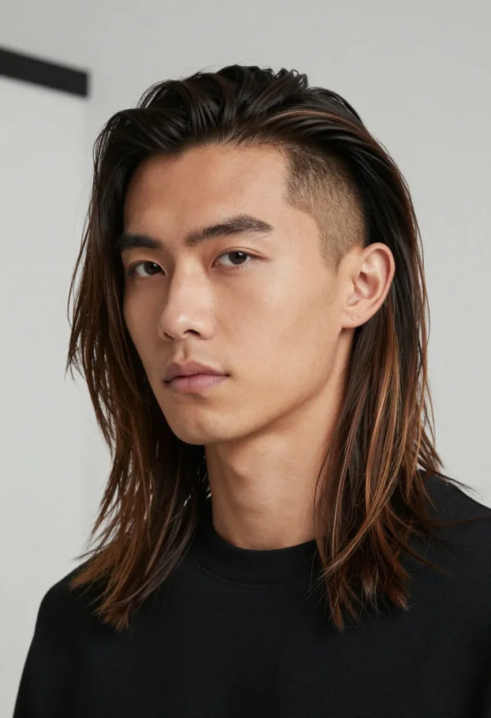 Side-Swept Hair with Undercut Side-Swept Hair with Undercut